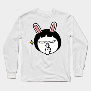 The Hard Life by Hozo - KakaoTalk Friends (Silence is Golden) Long Sleeve T-Shirt